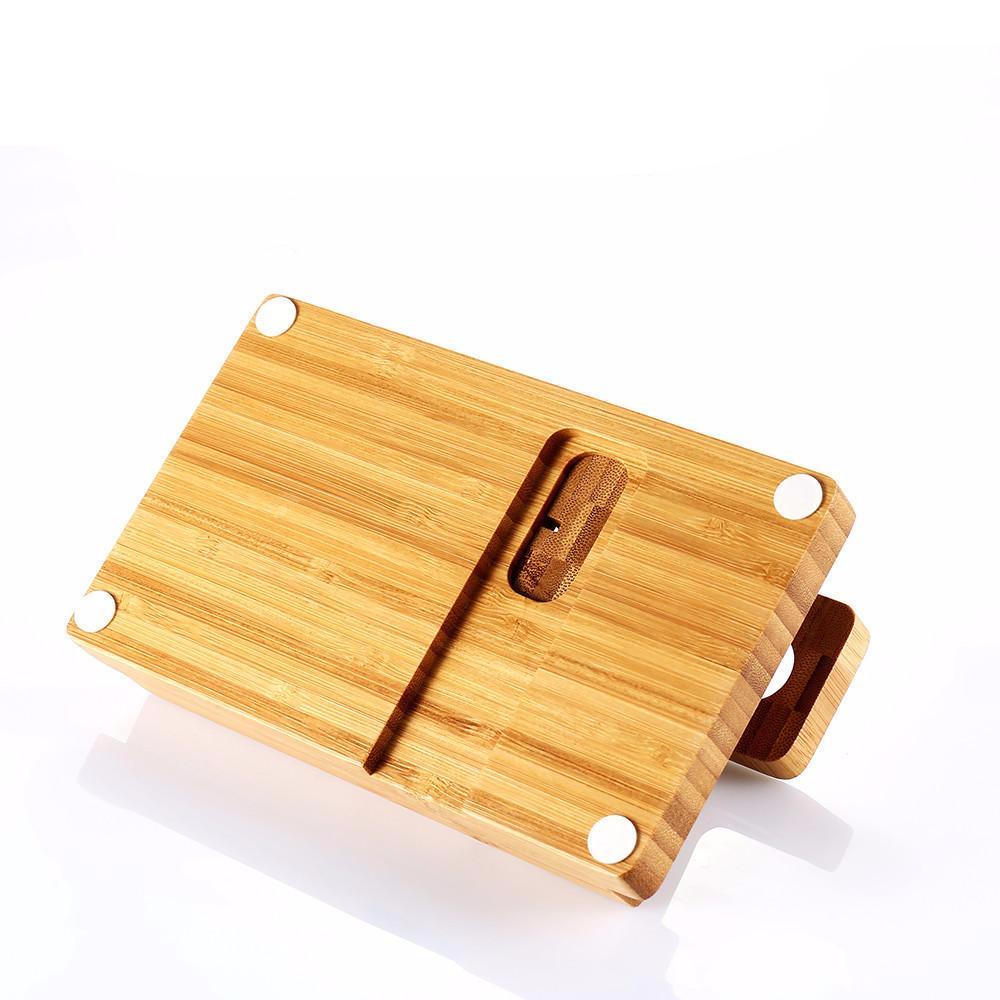 Bamboo Charging Dock & Phone Holder