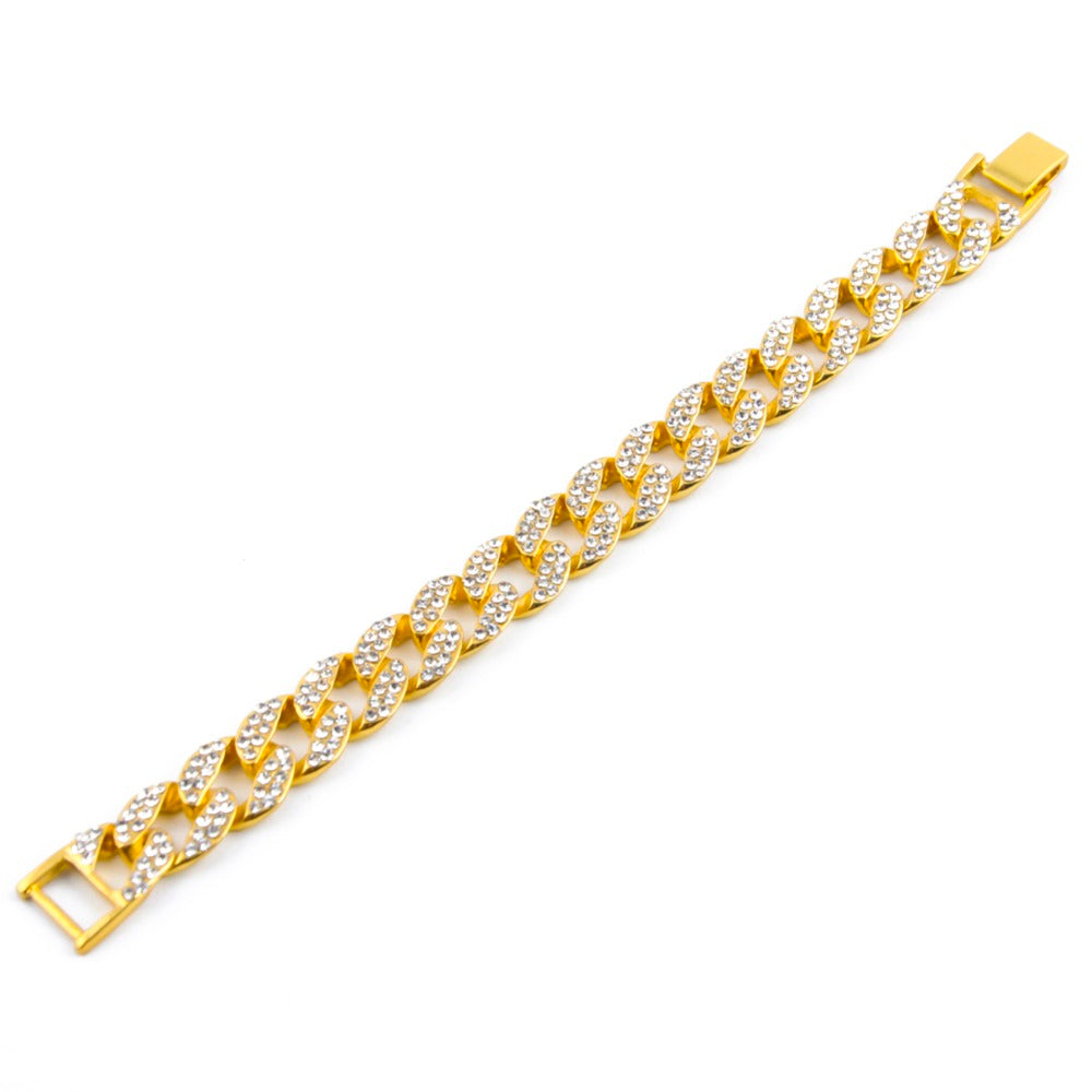 Gold Fully Iced Out Bling