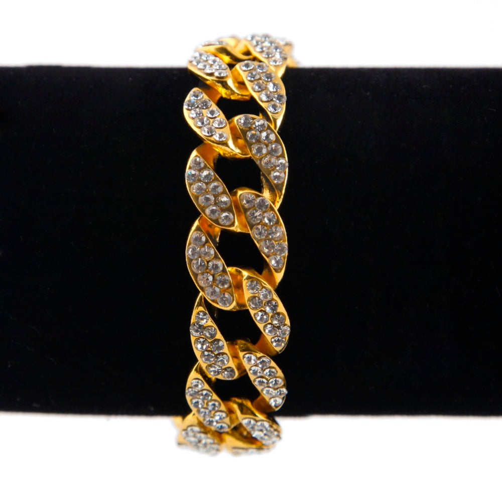 Gold Fully Iced Out Bling