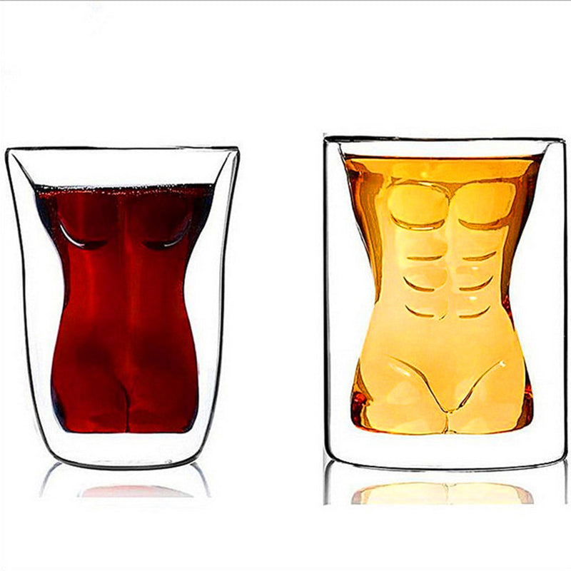 Sexy Lady Double Wall Liquor Glass