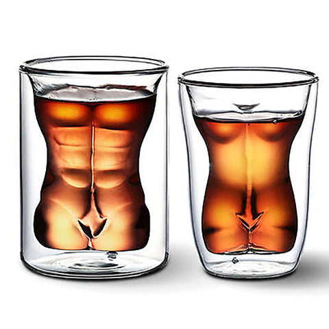 Sexy Lady Double Wall Liquor Glass