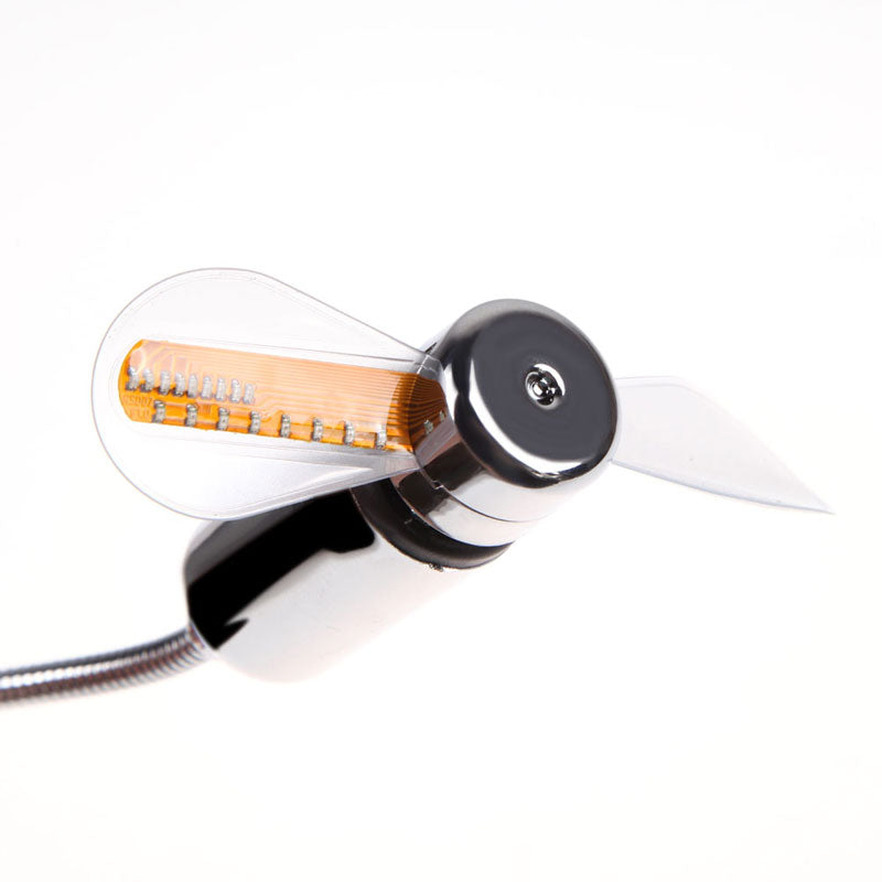 Mini LED USB Light Fan & Clock