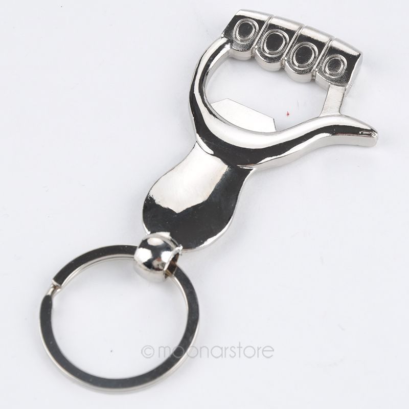 Palm Shape Bottle Opener Keyring