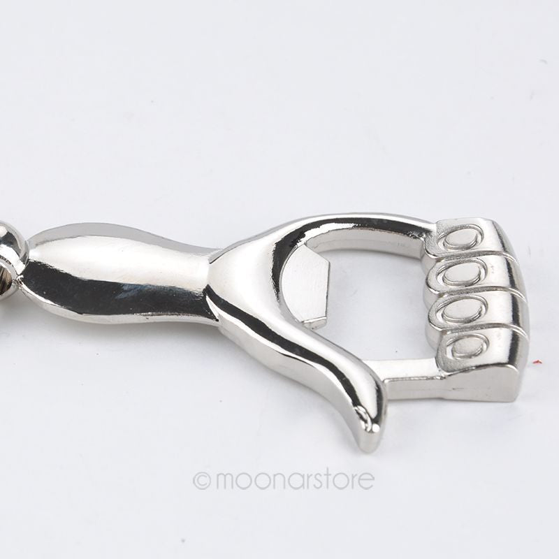 Palm Shape Bottle Opener Keyring