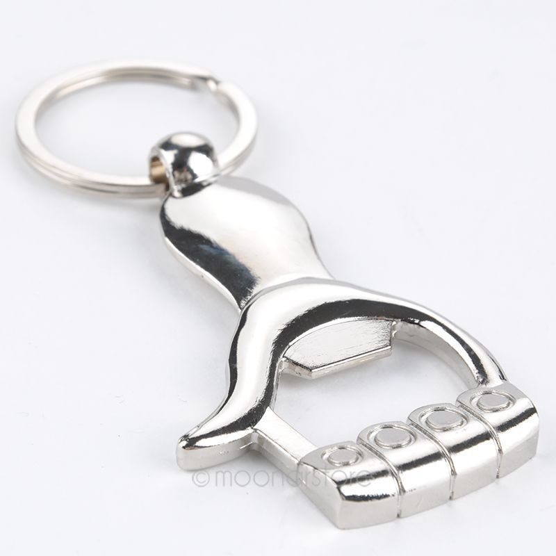 Palm Shape Bottle Opener Keyring