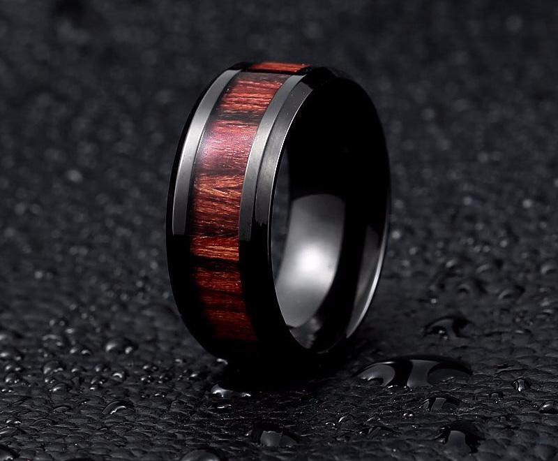Wood Style Ring