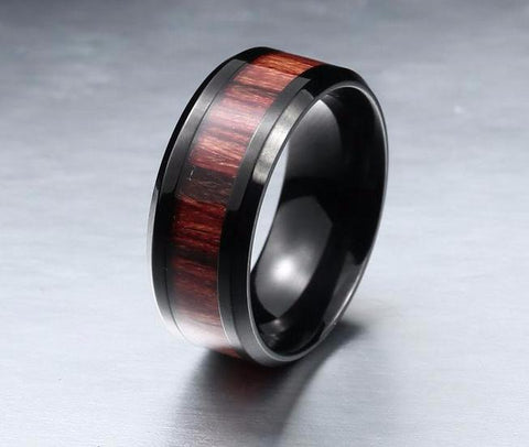 Wood Style Ring