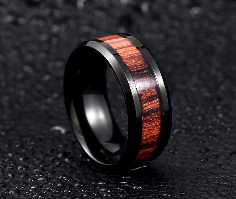 Wood Style Ring