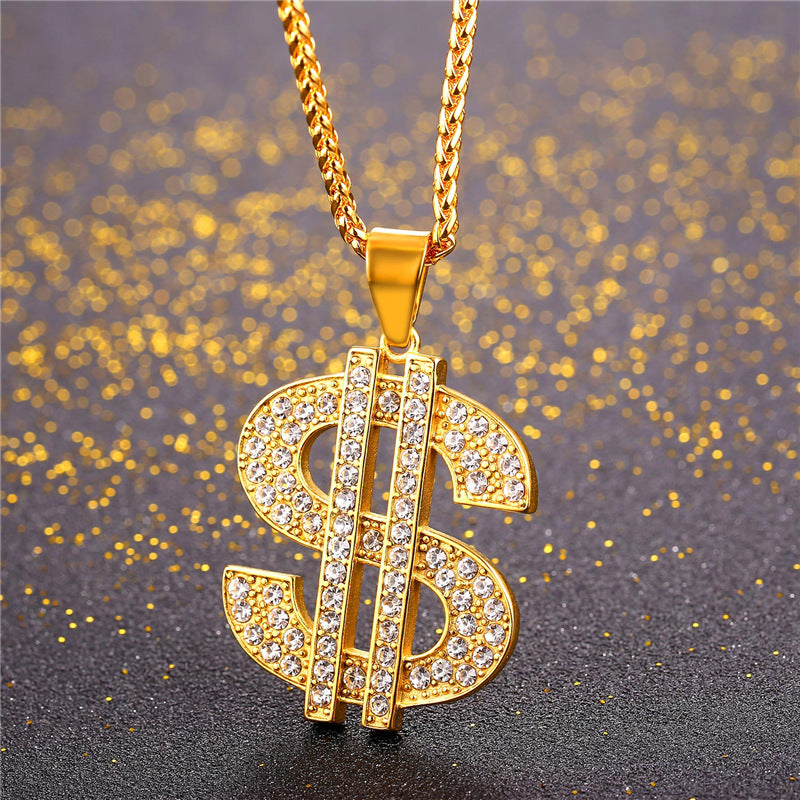 US Dollar Stainless Pendant