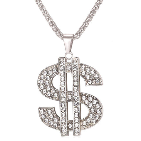 US Dollar Stainless Pendant