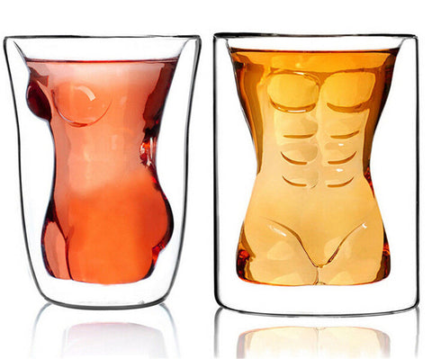Sexy Lady Double Wall Liquor Glass